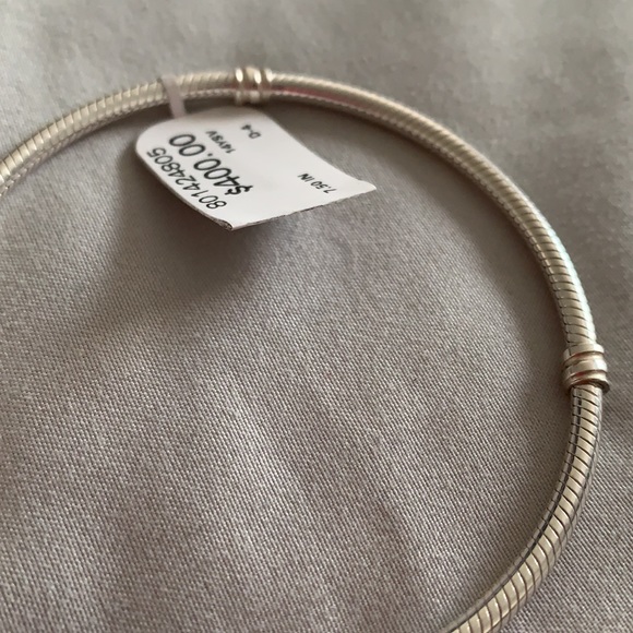 14K Gold Clasp Pandora Bracelet - Picture 7 of 7